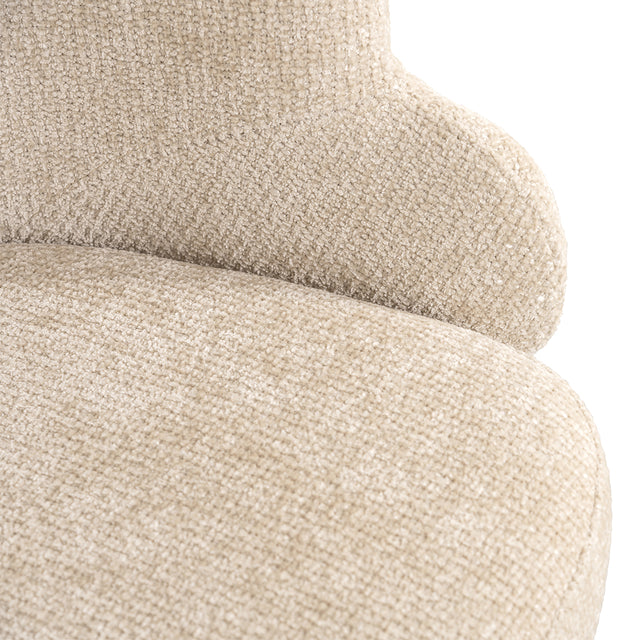 Draaistoel Kayla cream unicorn (Unicorn 11 cream) van Richmond Interiors – Luxe comfort op maat van PureWonen. Vraag naar de beste prijs.