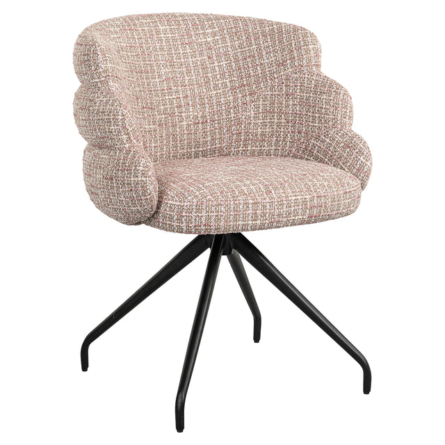 Draaistoel Kayla trendy rose (Be trendy 1673 rose) van Richmond Interiors – Luxe comfort op maat van PureWonen. Vraag naar de beste prijs.