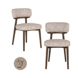 Eetkamerstoel Basker natural geo (Set of 2)