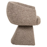 Eetkamerstoel Quiriro mocca linear swivel