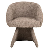 Eetkamerstoel Quiriro mocca linear swivel