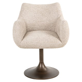 Eetkamerstoel Aldo natural linear swivel