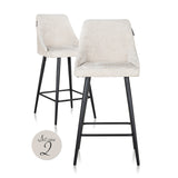 Counter stoel Brooke cream unicorn (set van 2) (Unicorn 11 cream) van Richmond Interiors – Luxe comfort op maat van PureWonen. Vraag naar de beste prijs.