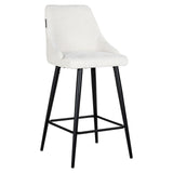 Counter stoel Brooke white unicorn (set van 2) (Unicorn 02 white) van Richmond Interiors – Luxe comfort op maat van PureWonen. Vraag naar de beste prijs.