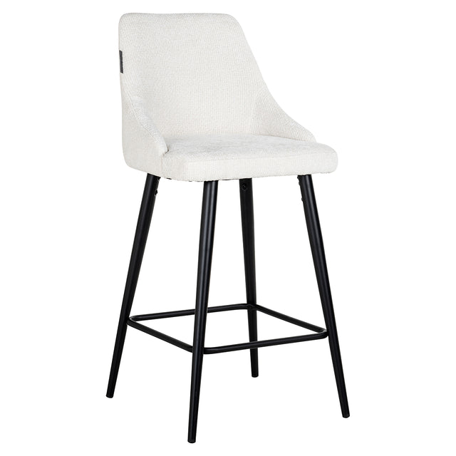 Counter stoel Brooke white unicorn (set van 2) (Unicorn 02 white) van Richmond Interiors – Luxe comfort op maat van PureWonen. Vraag naar de beste prijs.