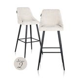 Bar stoel Brooke cream unicorn (set van 2) (Unicorn 11 cream) van Richmond Interiors – Luxe comfort op maat van PureWonen. Vraag naar de beste prijs.
