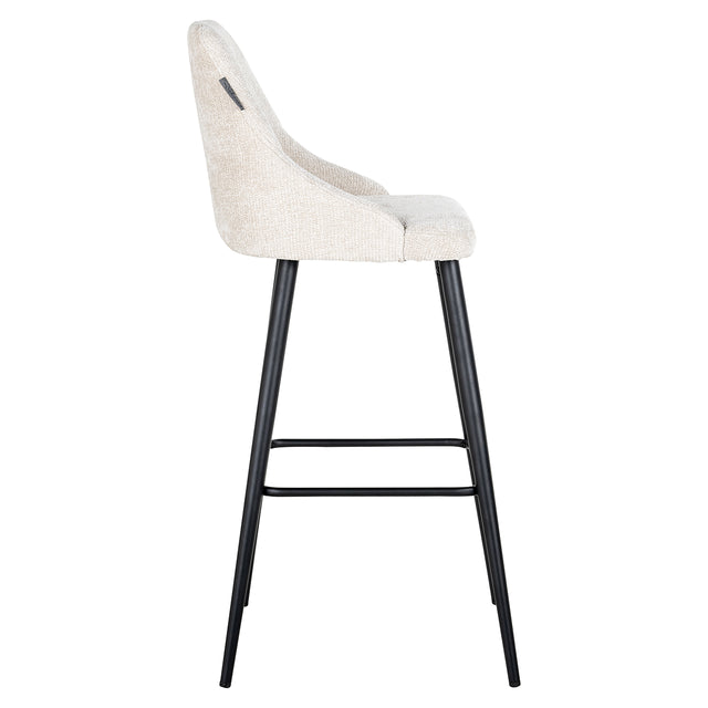 Bar stoel Brooke cream unicorn (set van 2) (Unicorn 11 cream) van Richmond Interiors – Luxe comfort op maat van PureWonen. Vraag naar de beste prijs.