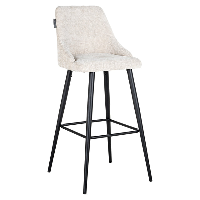 Bar stoel Brooke cream unicorn (set van 2) (Unicorn 11 cream) van Richmond Interiors – Luxe comfort op maat van PureWonen. Vraag naar de beste prijs.