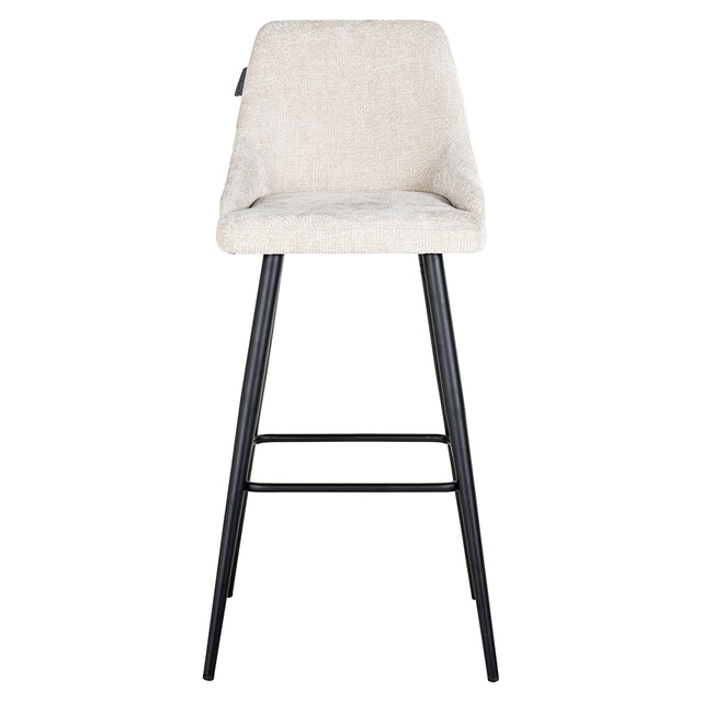 Bar stoel Brooke cream unicorn (set van 2) (Unicorn 11 cream) van Richmond Interiors – Luxe comfort op maat van PureWonen. Vraag naar de beste prijs.