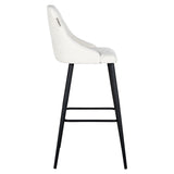 Bar stoel Brooke white unicorn (set van 2) (Unicorn 02 white) van Richmond Interiors – Luxe comfort op maat van PureWonen. Vraag naar de beste prijs.