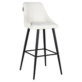 Bar stoel Brooke white unicorn (set van 2) (Unicorn 02 white) van Richmond Interiors – Luxe comfort op maat van PureWonen. Vraag naar de beste prijs.