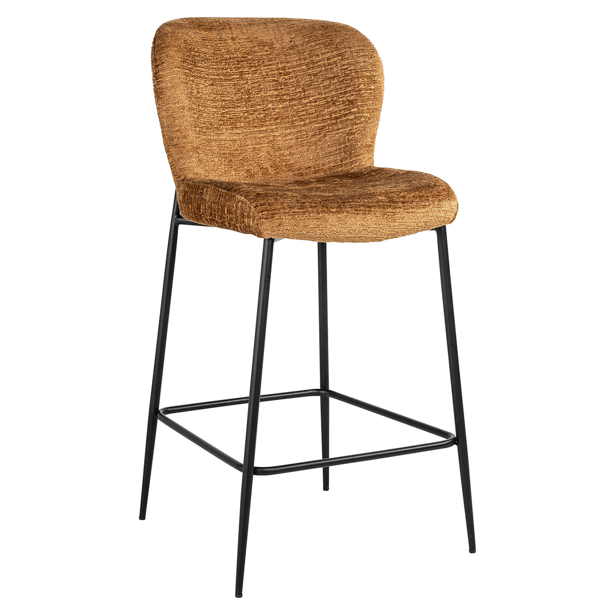 Counterstoel Darby cognac fusion (Fusion cognac 28) van Richmond Interiors – Luxe comfort op maat van PureWonen. Vraag naar de beste prijs.