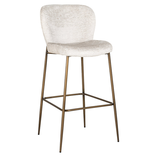 Barstoel Darby cream fusion (Fusion cream 02) van Richmond Interiors – Luxe comfort op maat van PureWonen. Vraag naar de beste prijs.