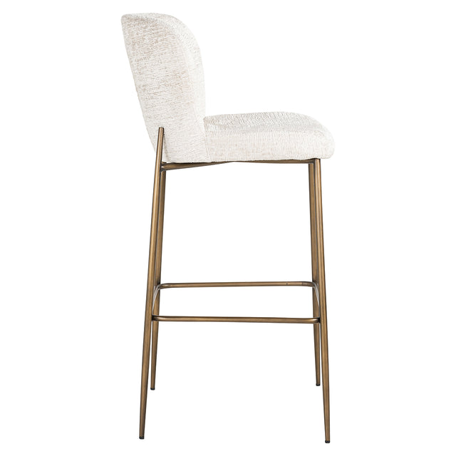 Barstoel Darby cream fusion (Fusion cream 02) van Richmond Interiors – Luxe comfort op maat van PureWonen. Vraag naar de beste prijs.