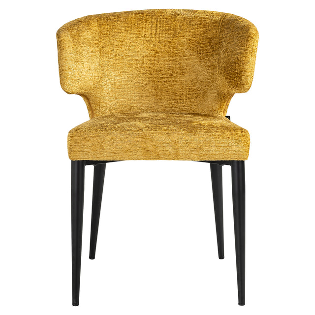 Stoel Taylor mustard fusion (Fusion mustard 06) van Richmond Interiors – Luxe comfort op maat van PureWonen. Vraag naar de beste prijs.