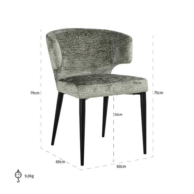 Stoel Taylor thyme fusion (Fusion thyme 206) van Richmond Interiors – Luxe comfort op maat van PureWonen. Vraag naar de beste prijs.