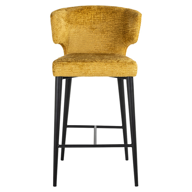 Counterstoel Taylor mustard fusion (Fusion mustard 06) van Richmond Interiors – Luxe comfort op maat van PureWonen. Vraag naar de beste prijs.