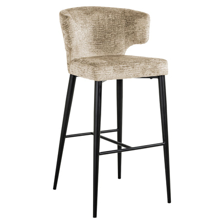 Barstoel Taylor desert fusion fire retardant (FR-Fusion 109 desert) van Richmond Interiors – Luxe comfort op maat van PureWonen. Vraag naar de beste prijs.