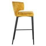 Barstoel Taylor mustard fusion (Fusion mustard 06) van Richmond Interiors – Luxe comfort op maat van PureWonen. Vraag naar de beste prijs.