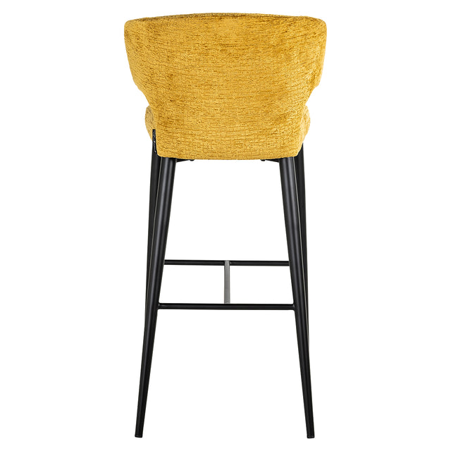 Barstoel Taylor mustard fusion (Fusion mustard 06) van Richmond Interiors – Luxe comfort op maat van PureWonen. Vraag naar de beste prijs.