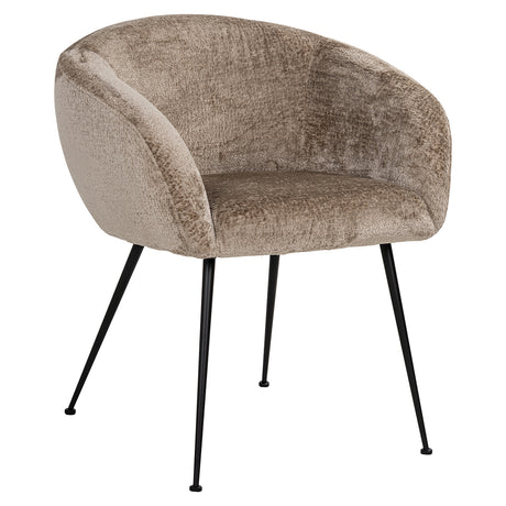 Stoel Ruby taupe chenille (Bergen 104 taupe chenille) van Richmond Interiors – Luxe comfort op maat van PureWonen. Vraag naar de beste prijs.