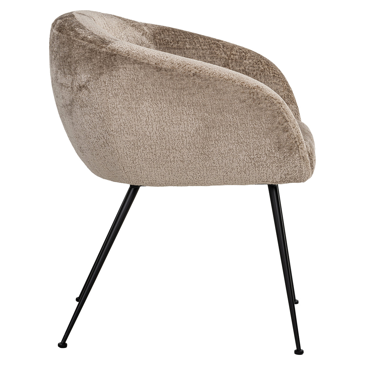 Stoel Ruby taupe chenille (Bergen 104 taupe chenille) van Richmond Interiors – Luxe comfort op maat van PureWonen. Vraag naar de beste prijs.