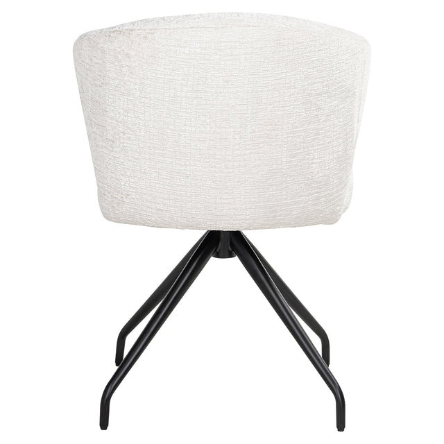 Draaistoel Milly cream fusion (Fusion cream 02) van Richmond Interiors – Luxe comfort op maat van PureWonen. Vraag naar de beste prijs.