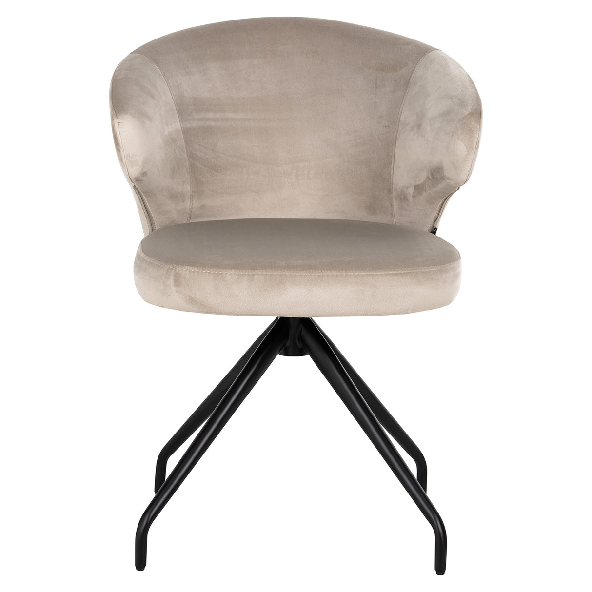 Draaistoel Milly khaki velvet (Quartz Khaki 903) van Richmond Interiors – Luxe comfort op maat van PureWonen. Vraag naar de beste prijs.
