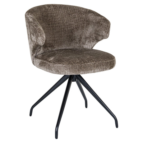 Draaistoel Milly stone chenille (Niagara 104 Stone Chenille) van Richmond Interiors – Luxe comfort op maat van PureWonen. Vraag naar de beste prijs.
