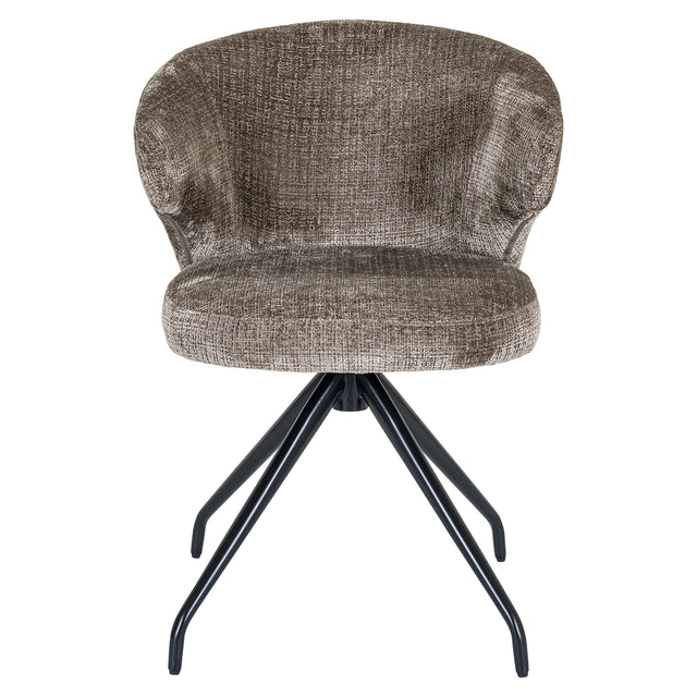 Draaistoel Milly stone chenille (Niagara 104 Stone Chenille) van Richmond Interiors – Luxe comfort op maat van PureWonen. Vraag naar de beste prijs.