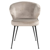Stoel Xandra khaki velvet (Quartz Khaki 903) van Richmond Interiors – Luxe comfort op maat van PureWonen. Vraag naar de beste prijs.
