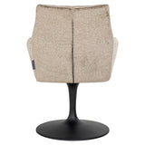 Draaistoel Marlon taupe chenille (Bergen 104 taupe chenille) van Richmond Interiors – Luxe comfort op maat van PureWonen. Vraag naar de beste prijs.