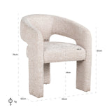 Stoel Belle lovely cream fire retardant (Be Lovely 11 Cream) van Richmond Interiors – Luxe comfort op maat van PureWonen. Vraag naar de beste prijs.