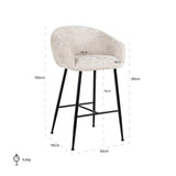 Barstoel Avanti natural renegade (Renegade Natural 01) van Richmond Interiors – Luxe comfort op maat van PureWonen. Vraag naar de beste prijs.