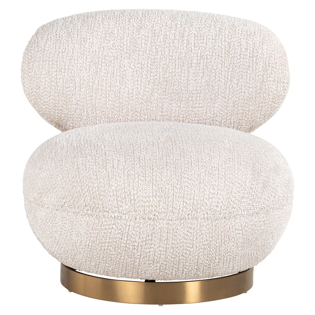 Draaifauteuil Jace lovely cream (Be Lovely 11 Cream) van Richmond Interiors – Luxe comfort op maat van PureWonen. Vraag naar de beste prijs.