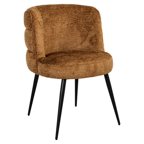 Stoel Stella cognac fusion (Fusion cognac 28) van Richmond Interiors – Luxe comfort op maat van PureWonen. Vraag naar de beste prijs.