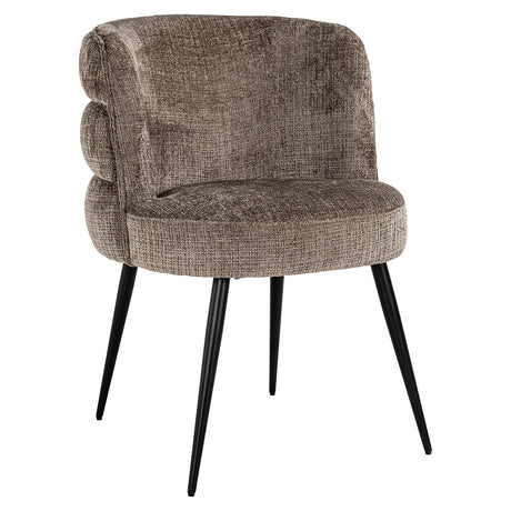 Stoel Stella stone chenille (Niagara 104 Stone Chenille) van Richmond Interiors – Luxe comfort op maat van PureWonen. Vraag naar de beste prijs.