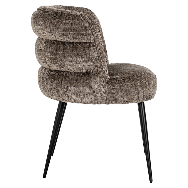 Stoel Stella stone chenille (Niagara 104 Stone Chenille) van Richmond Interiors – Luxe comfort op maat van PureWonen. Vraag naar de beste prijs.