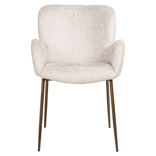 Stoel Amber cream fusion fire retardant (FR-Fusion 02 Cream) van Richmond Interiors – Luxe comfort op maat van PureWonen. Vraag naar de beste prijs.