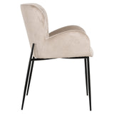 Stoel Amber khaki velvet fire retardant (FR-Quartz 903 Khaki) van Richmond Interiors – Luxe comfort op maat van PureWonen. Vraag naar de beste prijs.