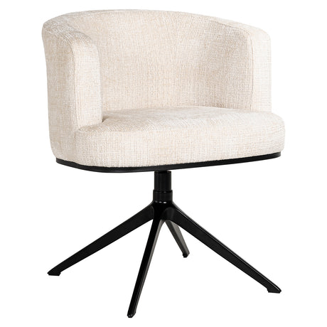 Draaistoel Cheyenne beige chenille (Niagara 902 beige Chenille) van Richmond Interiors – Luxe comfort op maat van PureWonen. Vraag naar de beste prijs.
