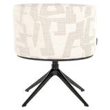 Draaifauteuil Cheyenne beige graffic (Beige graffic) van Richmond Interiors – Luxe comfort op maat van PureWonen. Vraag naar de beste prijs.