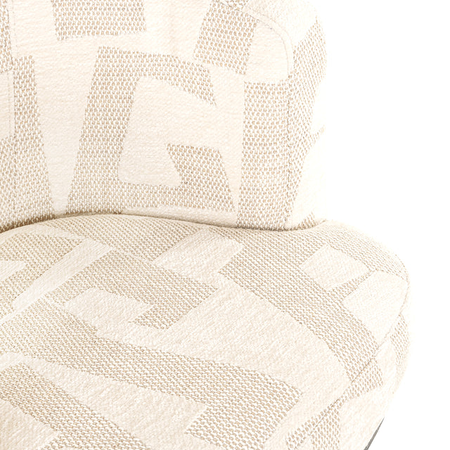 Draaifauteuil Cheyenne beige graffic (Beige graffic) van Richmond Interiors – Luxe comfort op maat van PureWonen. Vraag naar de beste prijs.