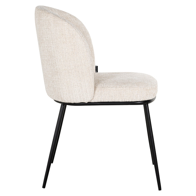 Stoel Elvi beige chenille fire retardant (Niagara 902 beige Chenille) van Richmond Interiors – Luxe comfort op maat van PureWonen. Vraag naar de beste prijs.