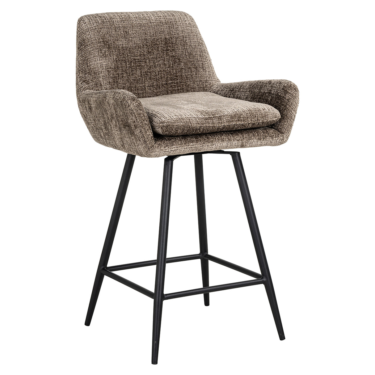 Counterstoel Linsey stone chenille (Niagara 104 Stone Chenille) van Richmond Interiors – Luxe comfort op maat van PureWonen. Vraag naar de beste prijs.