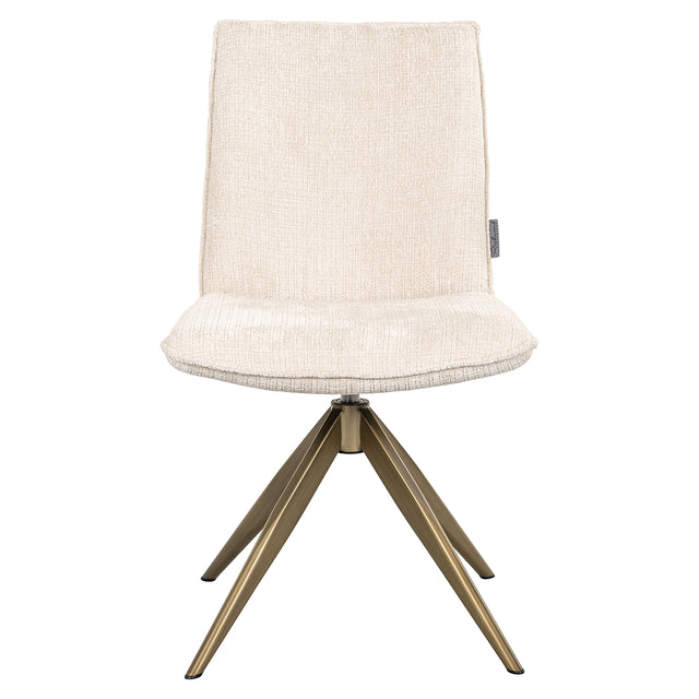Draaistoel Dakota beige chenille (Niagara 902 beige Chenille) van Richmond Interiors – Luxe comfort op maat van PureWonen. Vraag naar de beste prijs.
