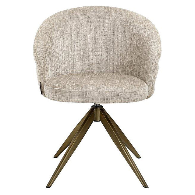 Draaistoel Zendaya beige chenille (Niagara 902 beige Chenille) van Richmond Interiors – Luxe comfort op maat van PureWonen. Vraag naar de beste prijs.