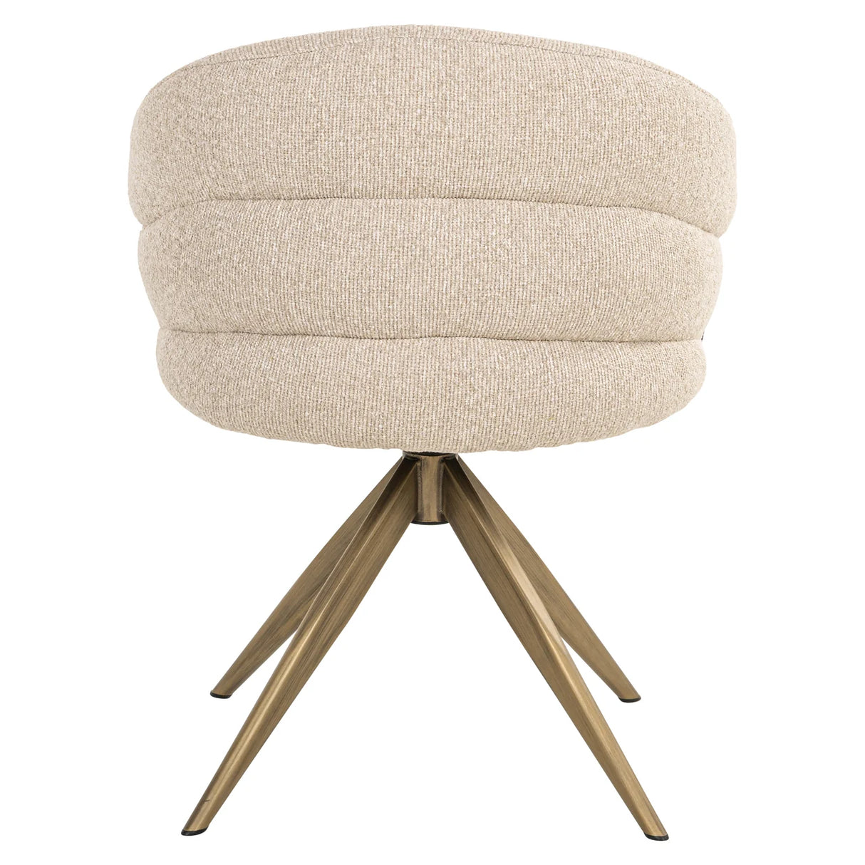 Eetkamerstoel Zendaya biscotti swivel fire retardant van Richmond Interiors – Luxe comfort op maat van PureWonen. Vraag naar de beste prijs.