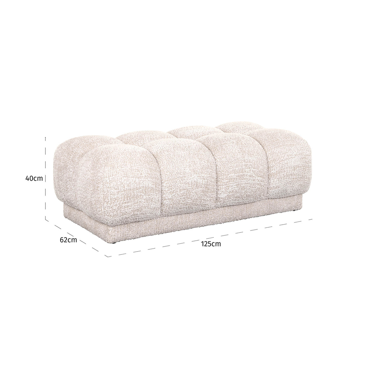 Bank Noah lovely cream (Be Lovely 11 Cream) van Richmond Interiors – Luxe comfort op maat van PureWonen. Vraag naar de beste prijs.