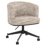 Eetkamerstoel Rochenne trendy nature swivel on wheels